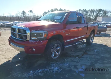 2008 Dodge Ram 1500 Laramie из США, поврежденный, VIN 1D7HU18288J137928